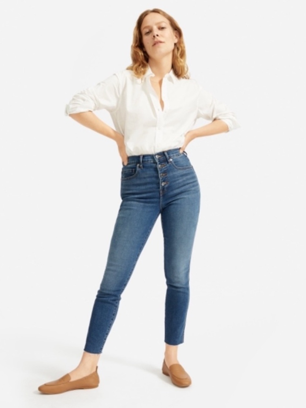 Everlane The Vintage Skinny High Rise Ankle Jean